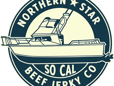 Brand Design: Northern Star Beef Jerky branding logo