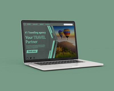 Travelling agency web tempelate design landing page ui user interface ux web design web page web tempelate website