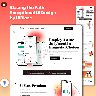 App UI UX Design Landing Page Design app design design figma landing page design mobile ui uiux ux web design website design website develop