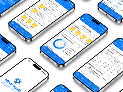 Medi Vault (Case Study) emr app health ui ux health ux ui ui ux ui ux case study ux ux case study