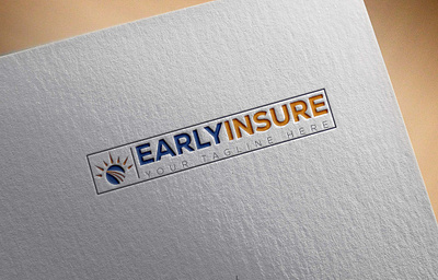 INSURANCE COMPANY LOGO DESIGN EARLY INSURE best logo design branding businesslogo company logo creativelogo earlyinsure logo financial logo illustration insurance company logo insurance logo investment logo logo logo color logo type logodesign minimalist modern sun logo typography logo unique logo