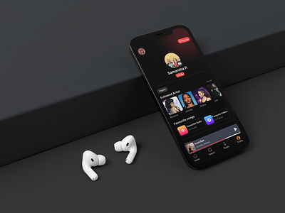 Music streaming app ui design app branding design illustration mobile music music app music app ui music streaming app salon app ui ui company ui design uiux ux