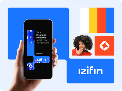 Izifin - Brand visual identity for the mobile banking startup banking brand book brand design brand guidelines brand identity brand image branding corporate identity fintech graphic design logo startup visual identity
