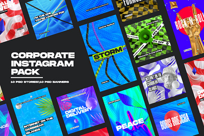 Modern Instagram Pack animation app brand branding creative design graphic graphic design icon illustration instagram logo minimal social media typography ui ux vector web website