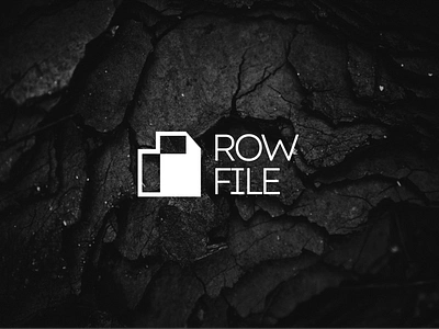 RowFile Case Study 🚀 agency logo ashik vision brand design brand identity brandbook branding design file manager graphic design logo logo mark management minimal redesign rowfile saas product software industry startup logo tranding 2024 visual design