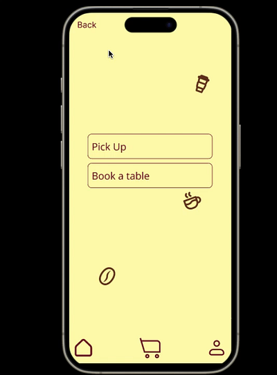 Coffee House App brand branding coffee coffee booking design easy flow micro interaction microinteraction ui uiux ux