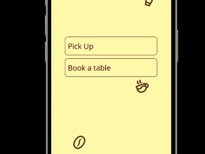 Coffee House App brand branding coffee coffee booking design easy flow micro interaction microinteraction ui uiux ux