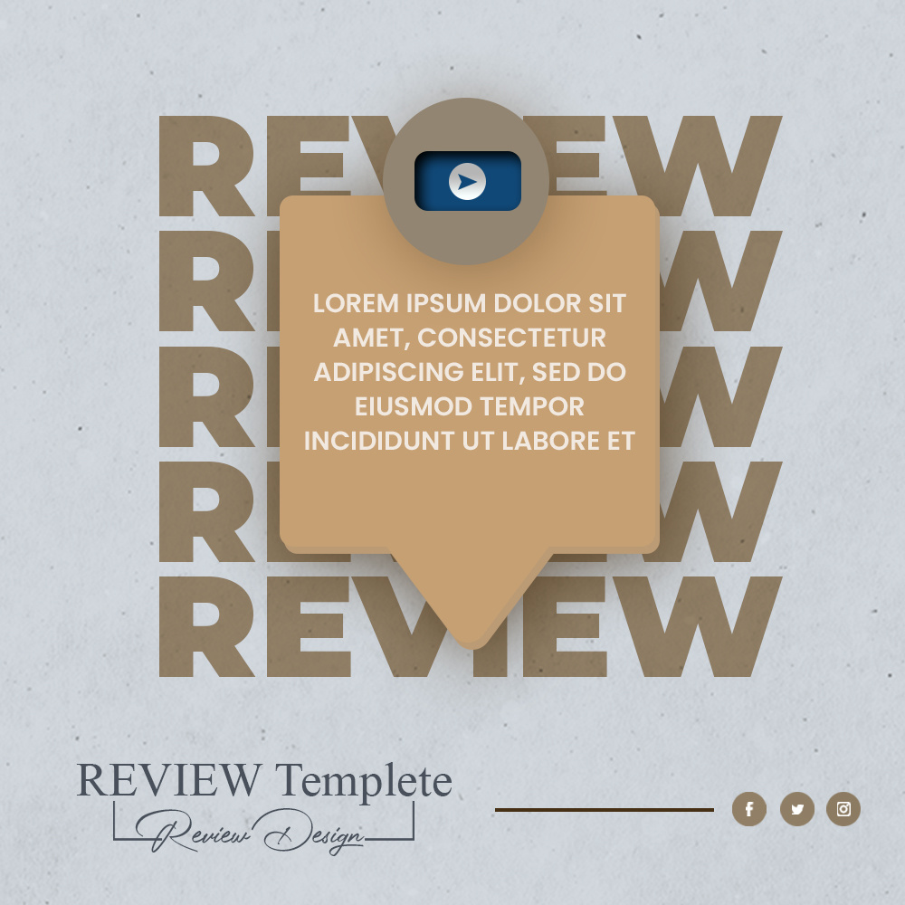 Review Template Design by Moshiur Rahman Adip on Dribbble