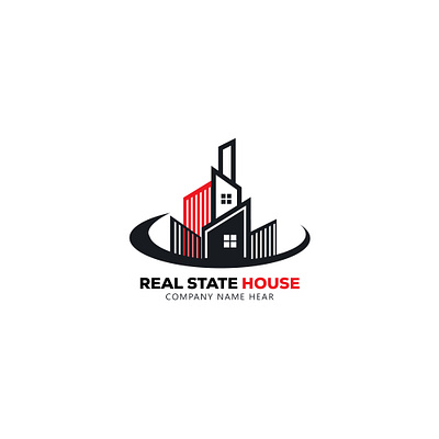 Real State Logo 3d branding graphic design illustration logo simple logo vector