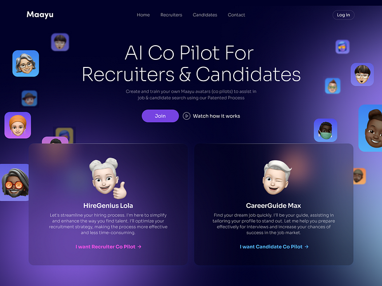 AI Co Pilot Landing page by Anastasiia on Dribbble