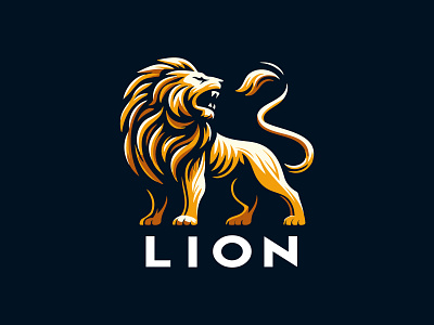 Lion Logo For Sale agency brand branding classic elegant emblem entertainment finance invest lion lion logo for sale logo minimalist powerful powerpoint strong ui ux vector