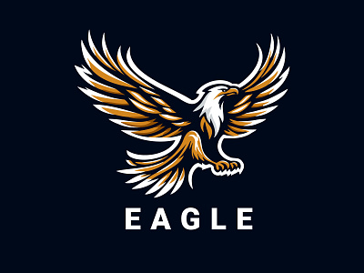 Eagle Logo actions authority branding colorful consulting design dominance eagle eagle logo elegant graphic design illustration logo typography ui ux vector
