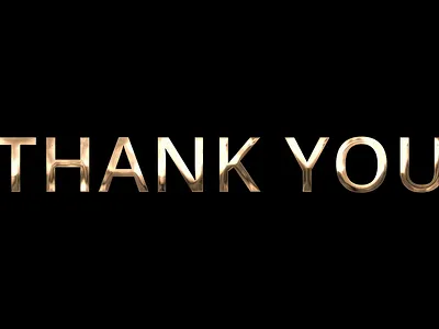 Animated Thank You in 10 Different Languages after effect animated animation gold motion graphics textured thank you