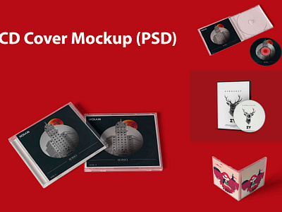 CD Cover Mockup (PSD) cover mockup download mock up download mockup mockup mockups psd psd mockup
