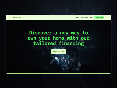 landing page -dark design landingpage ui web web design