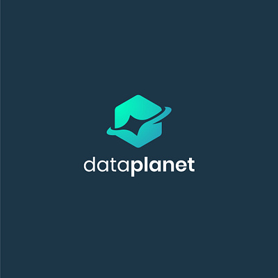 data planet adobe branding community creative data design elegant graphic design icon illustration logo logodesign logomaker modern planet simple vector