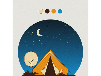 Tent adobe design graphic design illustration illustrationoftheday illustrator vector