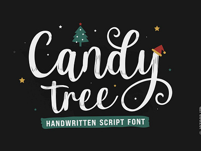 Candy Tree - Christmas Holiday Font bouncy font calligraphy font christmas font cricut cricut font calligraphy font farmhouse font fonts fonts for cricut handwritten font handwritten script font holiday font modern bouncy font modern calligraphy modern font script font svg wedding font