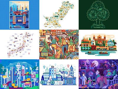 The Best Nine of 2023 best 9 best shot best2023 bestdesign bestnine bestof2023 flatdesign illustration top9 topnine