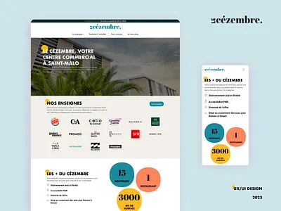 Le Cézembre - Webdesign for a retail park