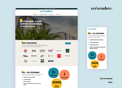 Le Cézembre - Webdesign for a retail park