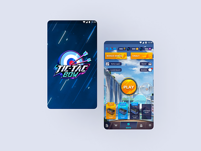 TTB Game UI android archery design game home screen inventory ios main menu mobile game product shop ui ux