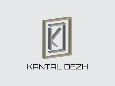 Kantal Dezh Construction Company 3d branding construction company graphic design graphic designer isometric k latter logo logotype monogram typography