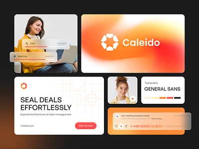 Caleido - Finance Brand Identity animation arounda brand design branding branding design design finance fintech graphic design illustration mobile print product design typography visual design visual identity web design