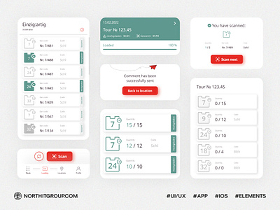 UI elements for mobile app app design elements ios mobile ui ux