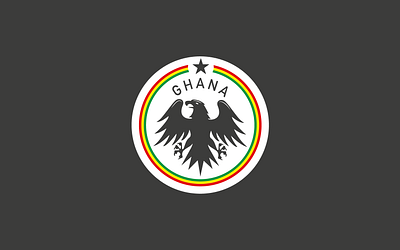Ghana Football Logo Rebrand africa badge brand branding crest design football ghana graphic design logo logo design logo rebrand rebrand rebranding soccer