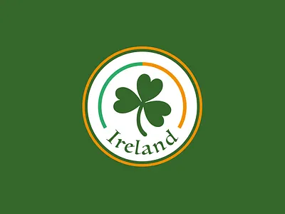 Ireland Football Logo Rebrand badge brand branding clover crest design eire football ireland irish logo logo design rebrand redesign soccer