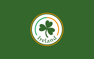 Ireland Football Logo Rebrand badge brand branding clover crest design eire football ireland irish logo logo design rebrand redesign soccer