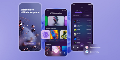 NFT Marketplace Design graphic design ui