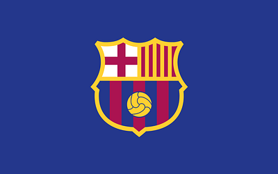 FC Barcelona Logo Rebrand badge barca barcelona brand branding catalonia crest design fc barca fc barcelona football futbol graphic design laliga logo design modern rebrand rebranding soccer spain