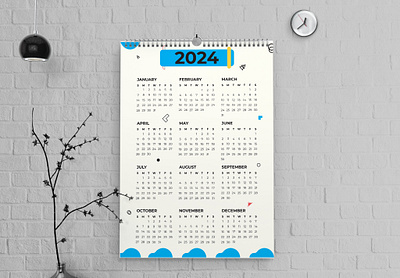 Calendar Design Template 2024 calendar design template design template graphic design monthly