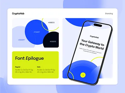 CryptoHub - Web 3.0 Visual Identity app branding app identity arounda blockchain brand guidelines brand identity branding branding project crypto design digital illustration graphic design graphicdesign nft startup branding startup identity visual identity