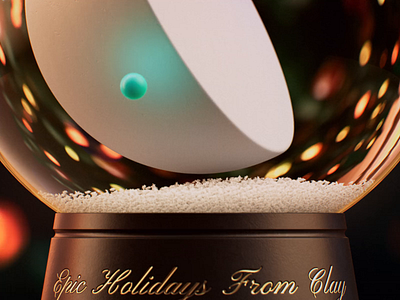 Happy Holidays from the Clay team! 3d animation clay global designagency motion graphics