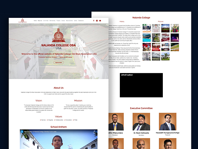 OBA Organisation Website elementor ui design web design web ui website wordpress wordpress website wp