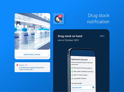 Simple RTSL | Drug Stock branding case study design graphic design interface design medical app medicines mobile interface online medication pharmacy ui ux vector