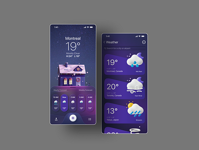 Weather Forcasting App daily ui design ui uiux
