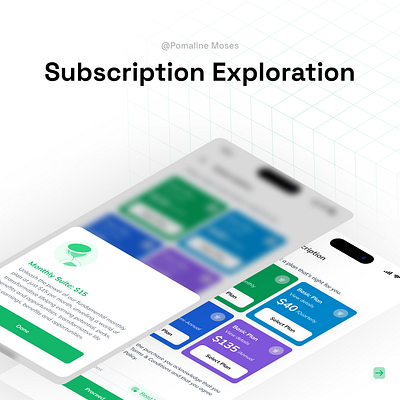 Subscription UI app payment subscription ui uiux