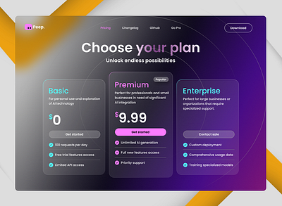Pricing plan design dailyui figma graphic design interface design ui ui design uiux user interface ux design web design