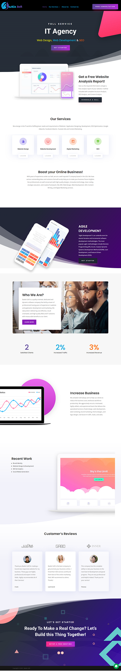 Website Design Project ui ux website design