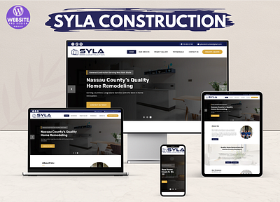 SYLA Construction Website online presence