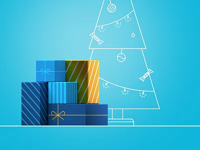 Lively Presents 3d aftereffects animation blender christmas festive gift illustration motion graphics present presents xmas