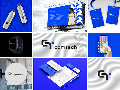 comtech Brand Logo appicon banner billboard brand book brand guideline branding design graphic design illustration lofoinspire logo logobrand logoconcept logodaily logofolio minimal modern social media social media post visual identity