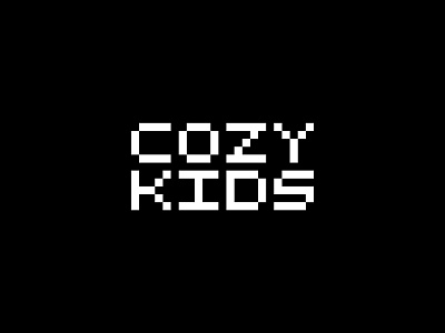 COZY KIDS LOGO branding cozy design digital ethereum generative icon illustration kids logo minimal nft photo pixel vector
