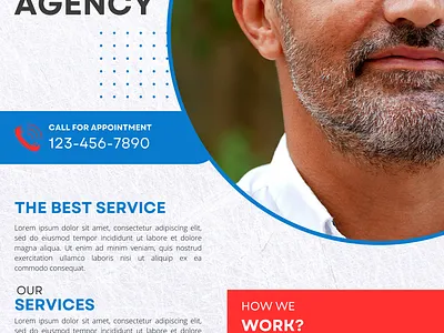 CREATIVE AGENCY FLYER branding creative agency design flyer professional template ui