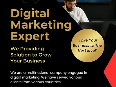 DIGITAL MARKETING EXPERT FLYER design digital marketing digital marketing expert flyer graphic design professional template ui