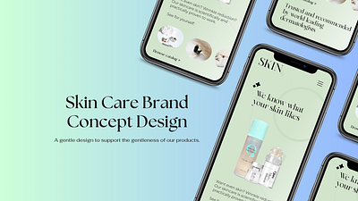 SKIN Brand Concept Design animation branding design graphic design logo mobile mobile design typography ui user experience user interface ux web web design website